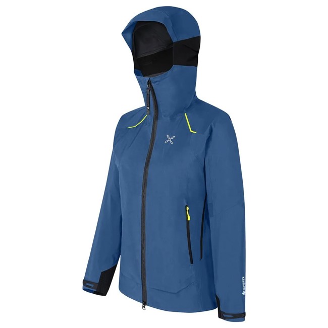 Kabát Montura Tribute Woman Deep Blue/giallo Fl