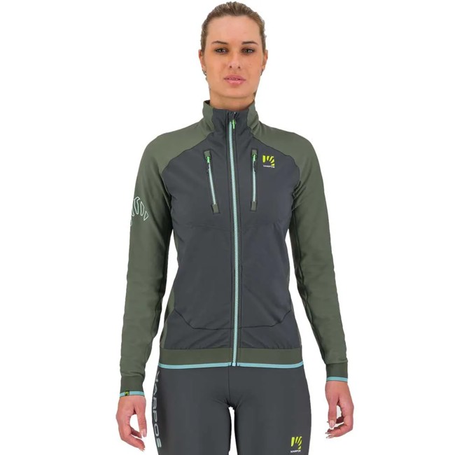 Bunda karpos ALAGNA EVO W JACKET Black Sand/Thyme