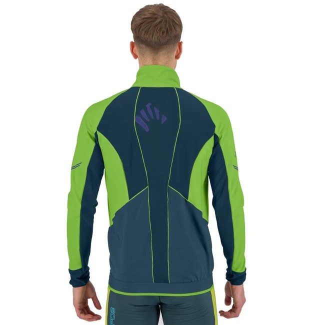 Casaco karpos ALAGNA EVO JACKET Midnight/Green Flash