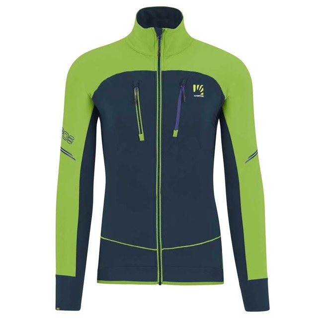 Casaco karpos ALAGNA EVO JACKET Midnight/Green Flash