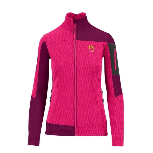 Polar Fleece karpos CHERZ FLEECE Pink/Boysenberry