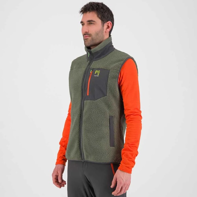 Vesta karpos 80'S VEST Thyme/Black Sand