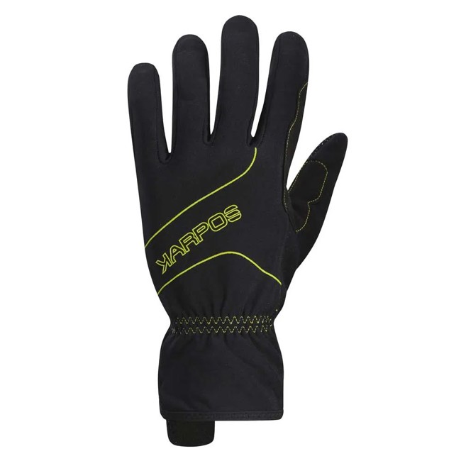 Handschoenen karpos ALAGNA GLOVE Black/Kiwi Colada