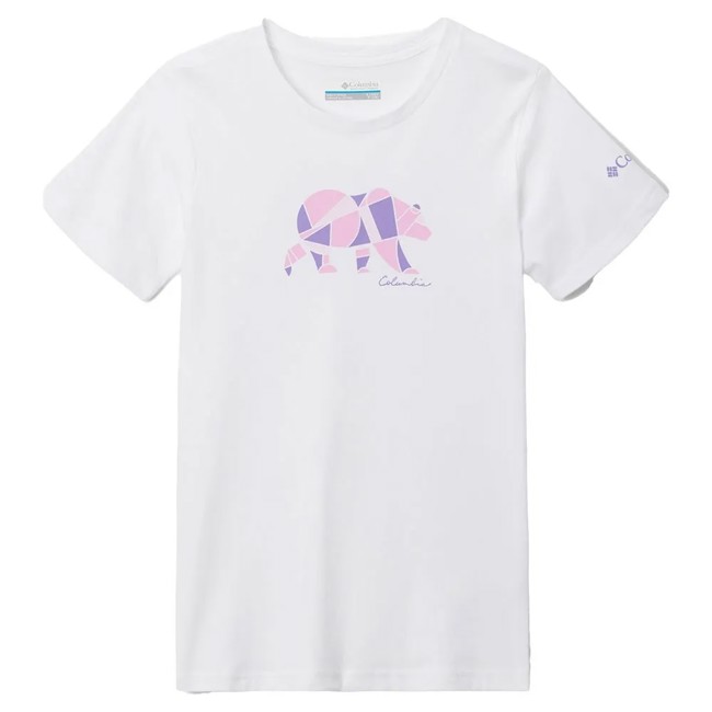 T-shirt columbia LAKE SS GRAPHIC SHIRT White, Geo