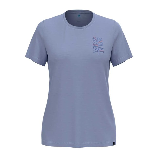 odlo T-shirt CREW SS ASCENT MERINO 160 TREE Blue Hero