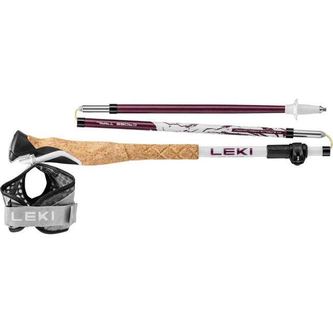 Palice Leki Cross Trail Fx Superlite Comp Wht-fe-blk