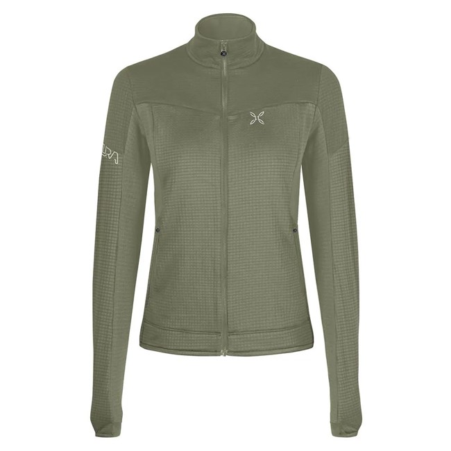 Fliskakna montura STRETCH MIND 2 MAGLIA WOMAN Verde Salvia