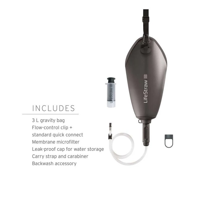 Filter lifestraw COMPACT GRAVITY 3L GRAY