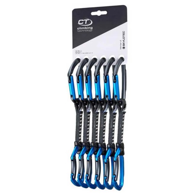 Nätband Climbing Technology Lime Set 12cm Dyneema Ant/blue Electric