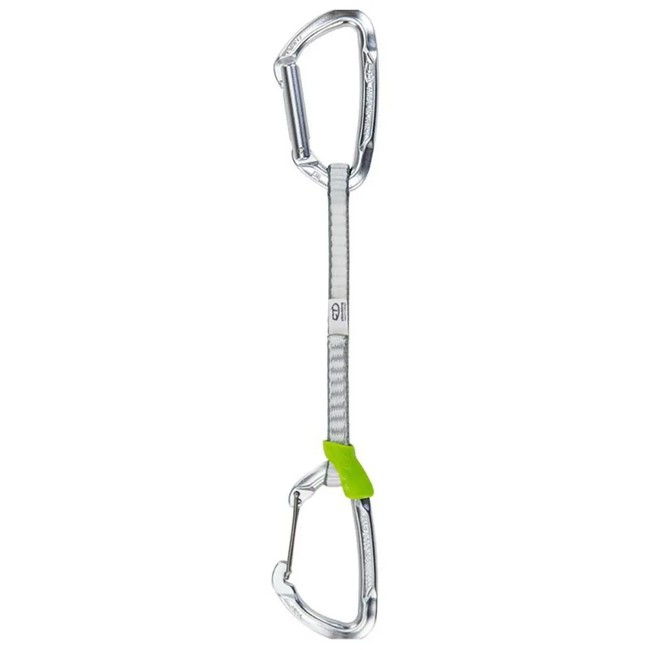climbing technology Quickdraws Lime set 12 cm DYNEEMA silver