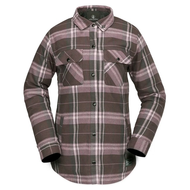Jas volcom RIDING FLANNEL Dusty Lavender
