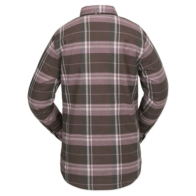 Jas volcom RIDING FLANNEL Dusty Lavender
