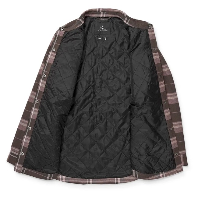 Jas volcom RIDING FLANNEL Dusty Lavender