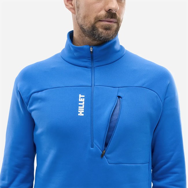 Flisinis Megztinis Millet Seneca Po Zip M Icon Blue