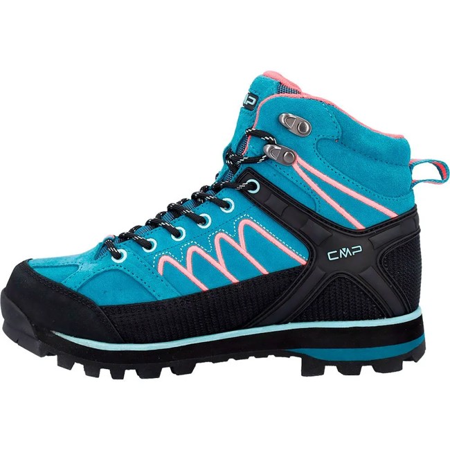 Støvler cmp MID WMN SHOE WP TEAL-RED FLUO