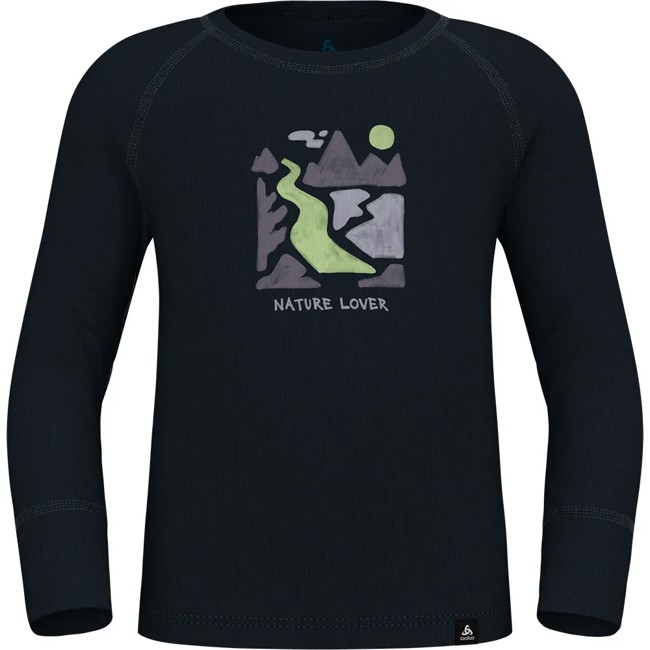 odlo T-shirt TOP CREW LS ACT WARM KID NAT LOVE