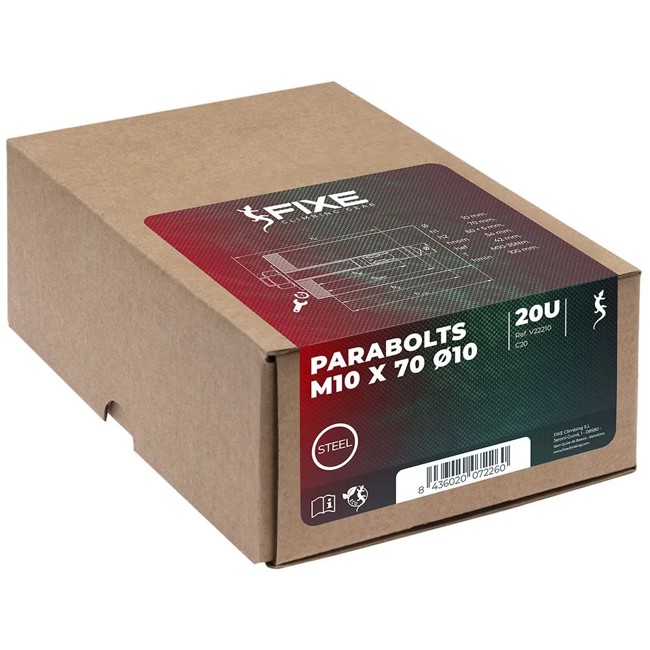 Parabolt fixe Caja M10x70mm 20 unidades