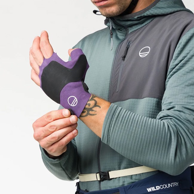 Handskar Wild Country Crack Parachute Purple