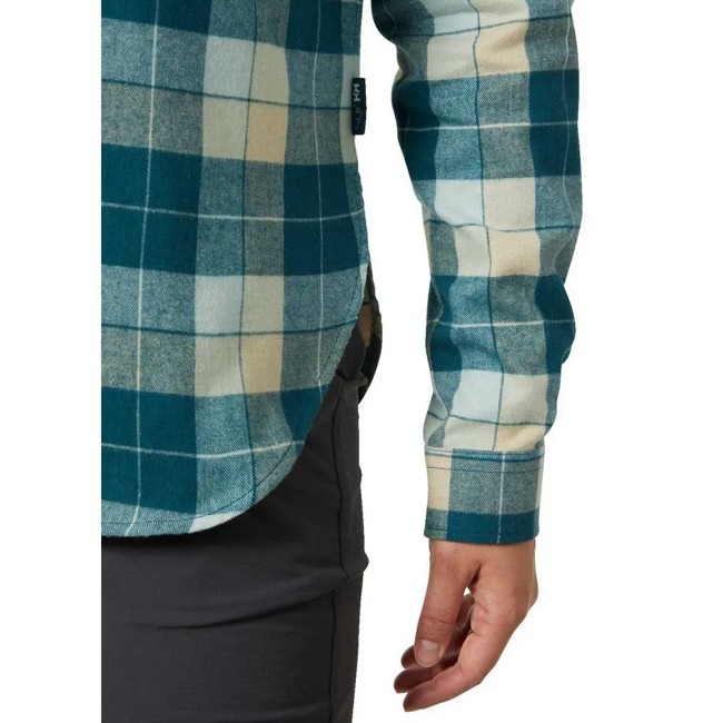 Srajca Helly Hansen Lokka Organic Flannel Ls Sht Dark Cree