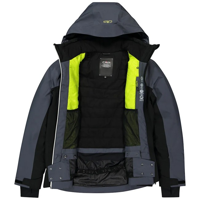 Bunda cmp ZIP HOOD titanio