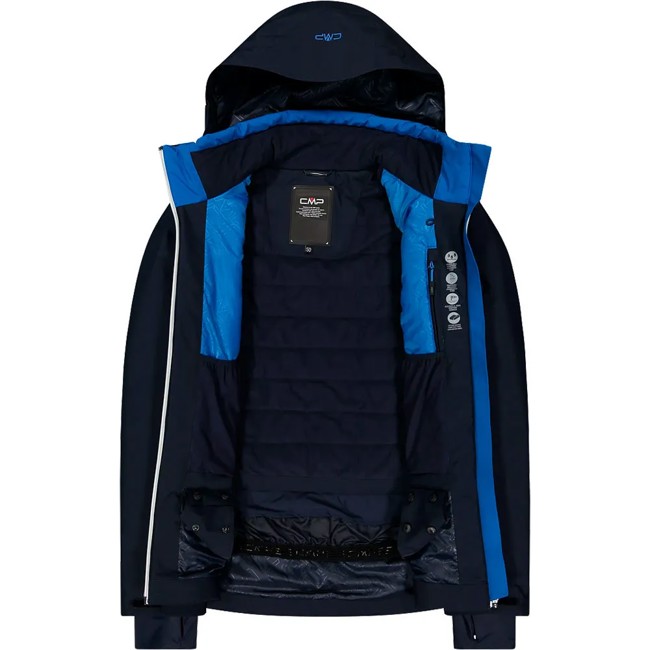 Bunda cmp ZIP HOOD black blue