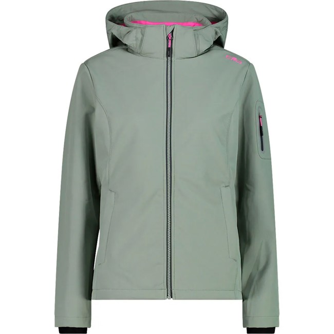 Jas cmp ZIP HOOD mineral