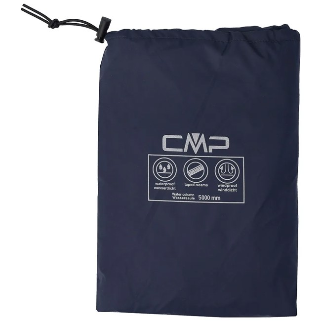 Cmp Jacket Rain Fix Hood Dusty Blue