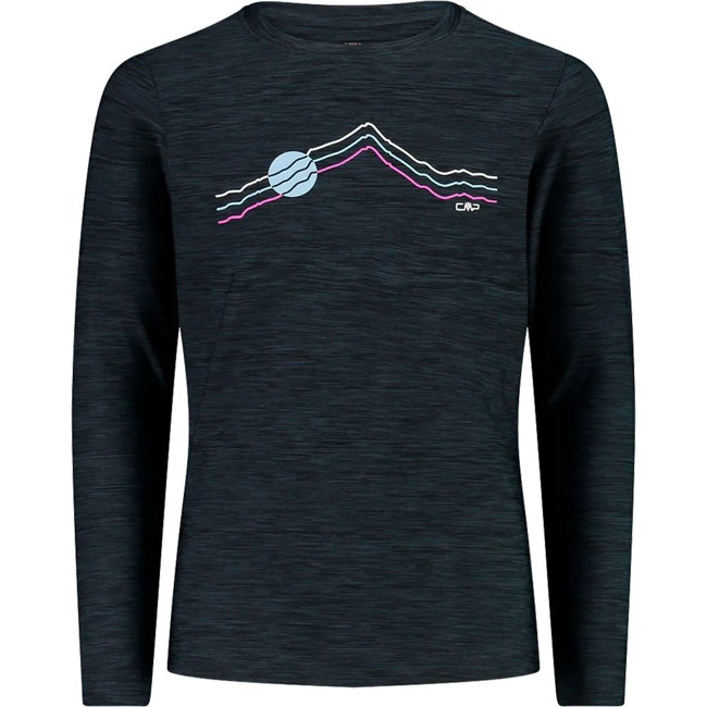 Marškinėliai cmp KID  T-SHIRT nero mel