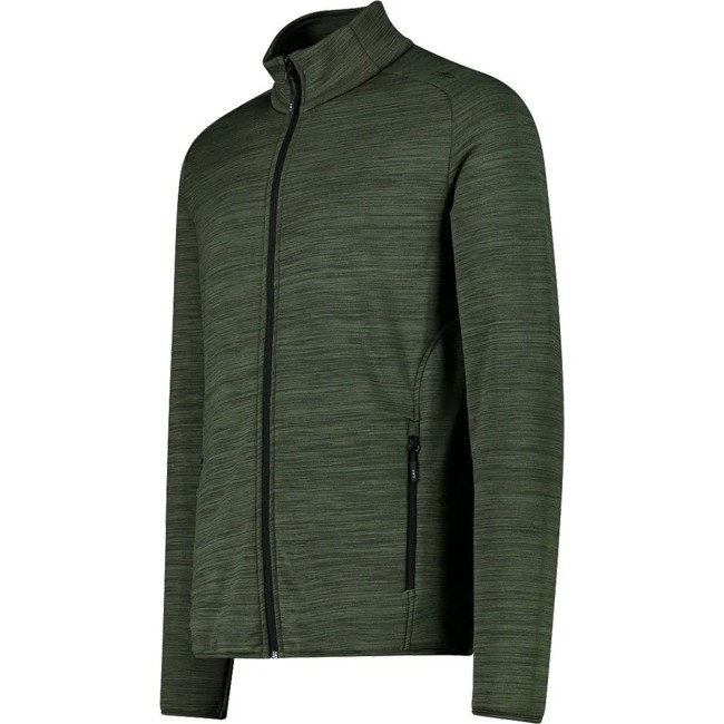Fleece Cmp Man Jacket Oil Green