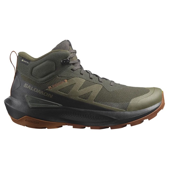 Turistická obuv salomon Elixir Activ Mid GTX Peat/Black/C