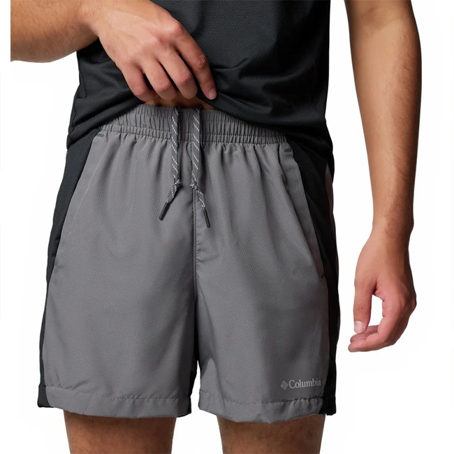 Bukser columbia THREE PITCH SHORT City Grey, Black