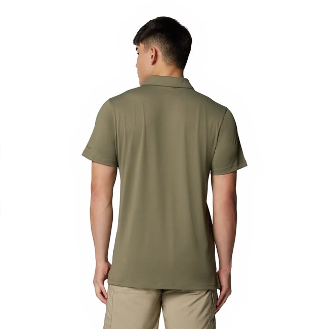 Columbia Polo Shirt Trail Utility Polo Stone Green