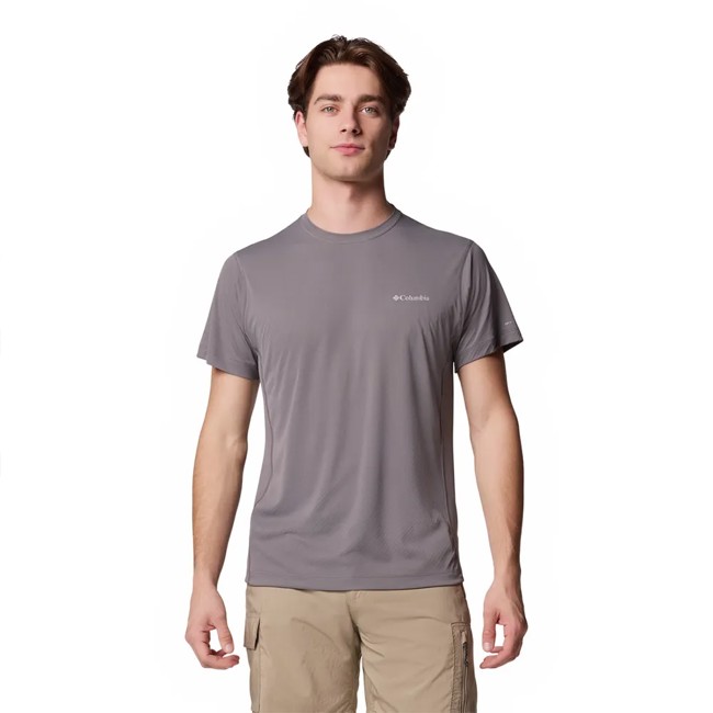 columbia T-shirt LIGHT SS CREW City Grey