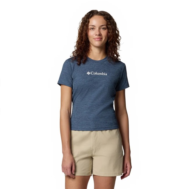 columbia T-shirt MOVE SS TEE Nocturnal Heather