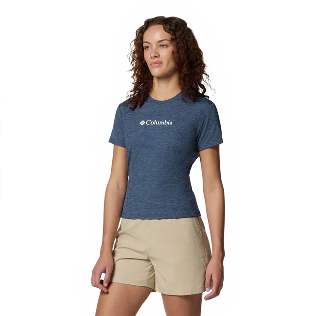 columbia T-shirt MOVE SS TEE Nocturnal Heather