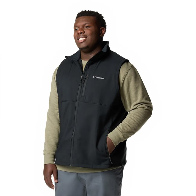 Vest columbia ASCENDER II SOFTSHELL VEST Black
