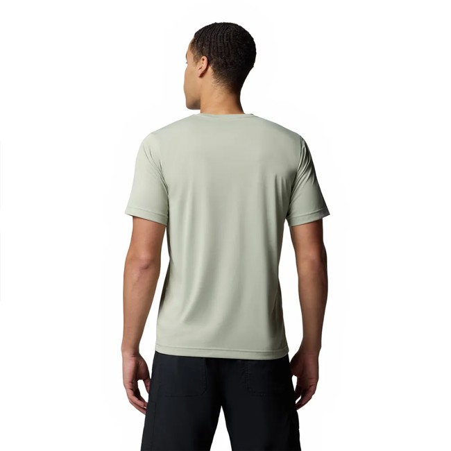 T-Shirt columbia HIKE POCKET SS CREW Safari, Gre