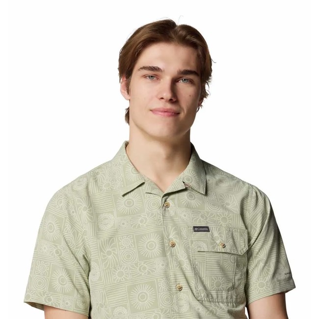 T-paita columbia TECH TRAIL UTILITY PRINTED WOVEN SS