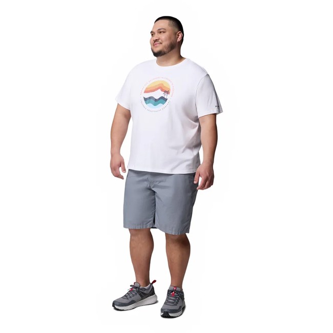 T-shirt columbia LAKE GRAPHIC TEE II White, Circular