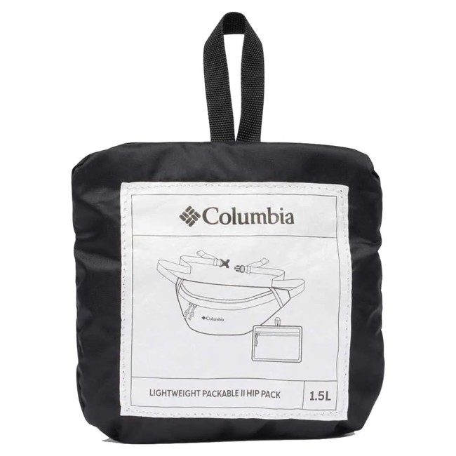 Ľadvinka columbia LIGHTWEIGHT PACKABLE HIP Black