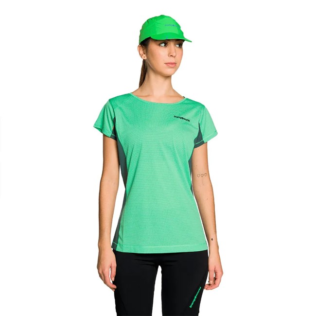 T-shirt trangoworld RUENTE Verde/Verde Oscuro