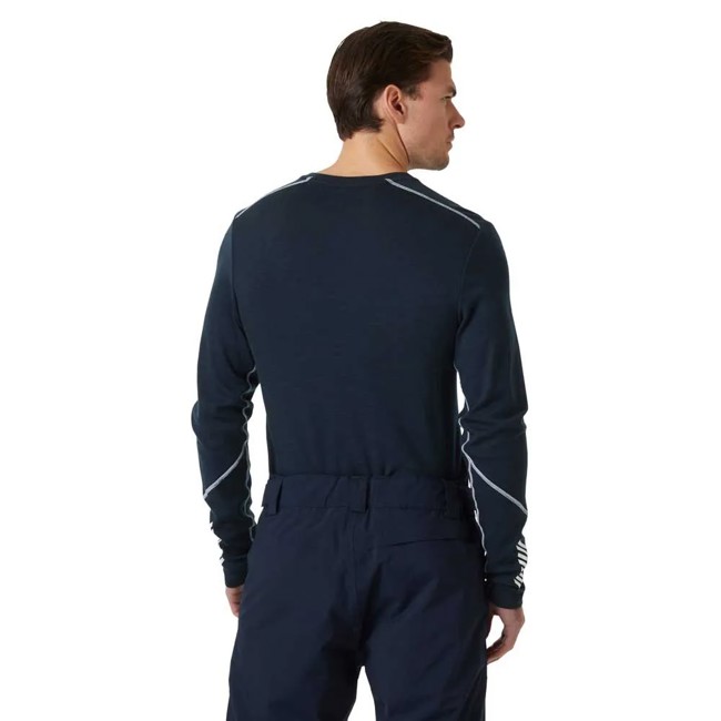 Maglietta helly hansen LIFA MERINO MIDWEIGHT CREW Navy