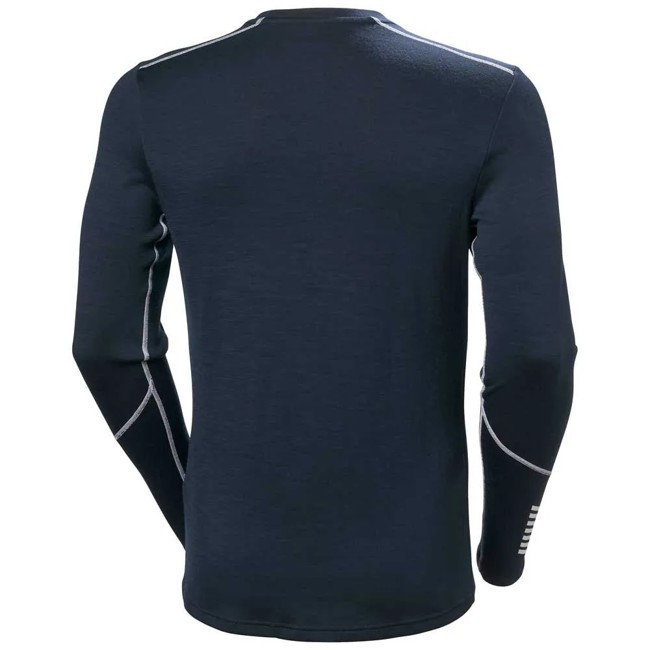 Maglietta helly hansen LIFA MERINO MIDWEIGHT CREW Navy