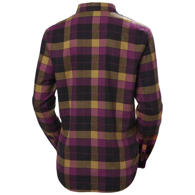 Srajca Helly Hansen Lokka Flannel Ls Sht Dark Magenta
