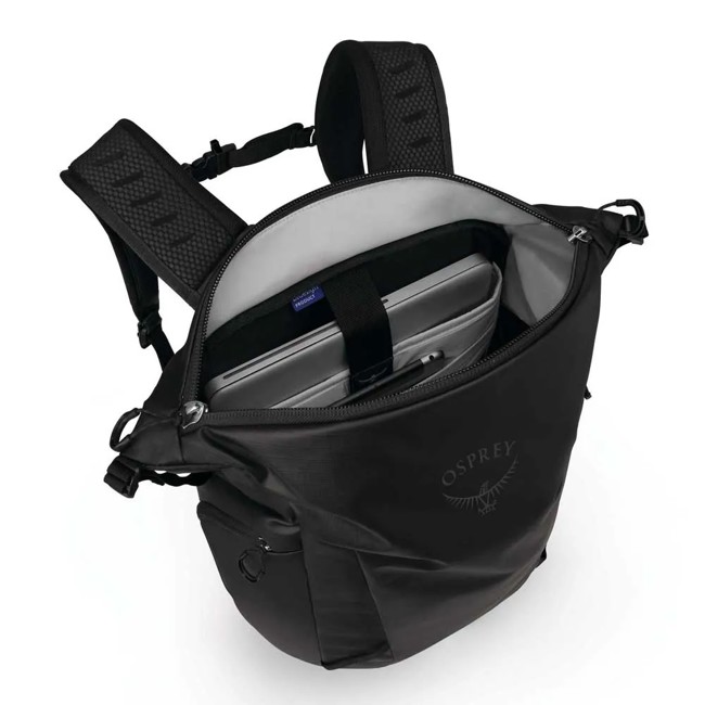 Rugzak Osprey Transporter Zinch Raven Black/black