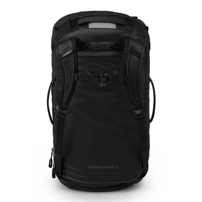 Beutel osprey TRANSPORTER SQUFFEL 70 Raven Black/Black