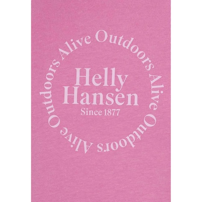 Tričko helly hansen JR GRAPHIC T-SHIRT Meta Pink