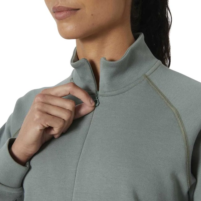 Mikina helly hansen HP TECH SWEAT HALF ZIP Grey Cactus