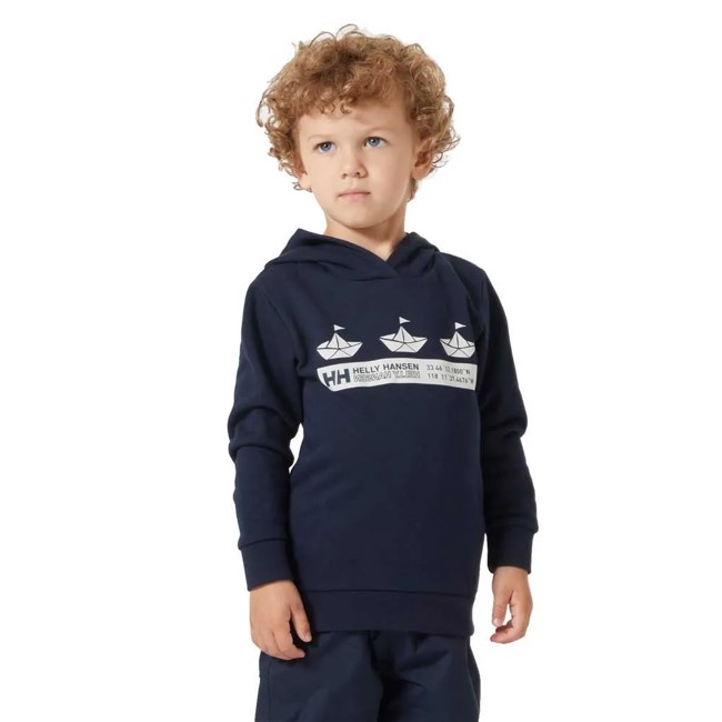 Mikina helly hansen GRAPHIC HOODIE Navy