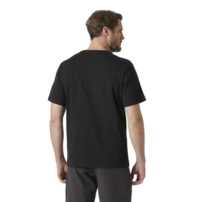 Marškinėliai Helly Hansen Logo T-shirt 3.0 Black